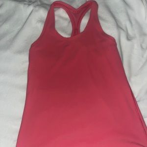 Coral lululemon tank top